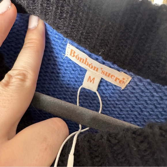 NWT Asymmetrical Color Block Sweater - Picture 3 of 4